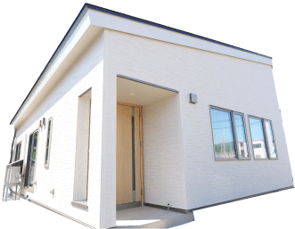 平屋のモデルハウス外観