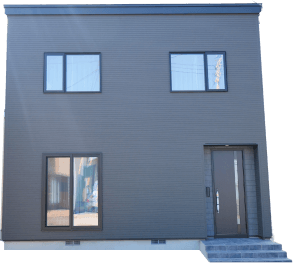 2階建てモデルハウス外観